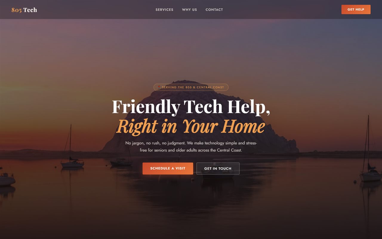 805 Tech home page